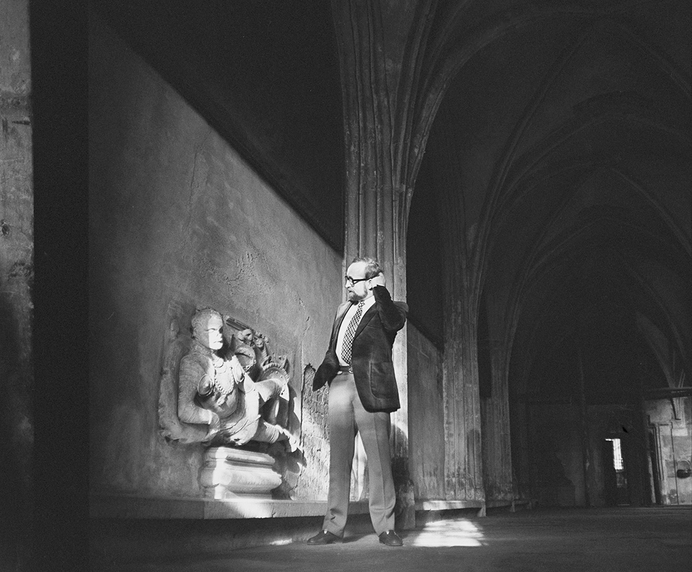 Krzysztof Penderecki in Dębica, 1969. Photo: Wojciech Plewiński / Forum